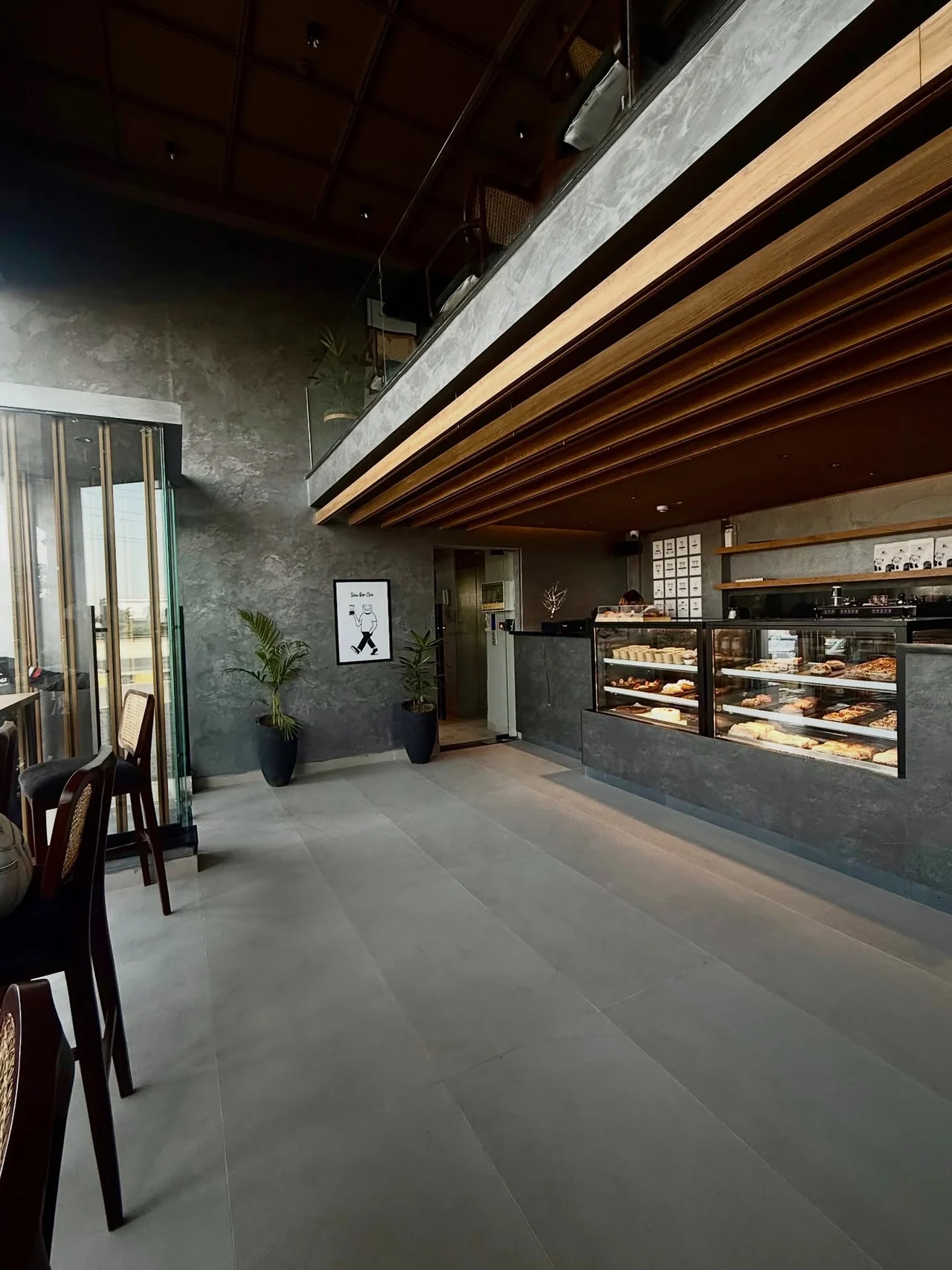 KAFI café interior with counter and seating